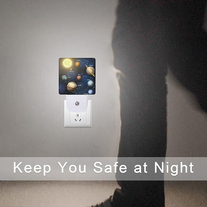 Smoaffly Planet Solar System Universe Galaxy Space Night Light Plug-in LED - Image 7