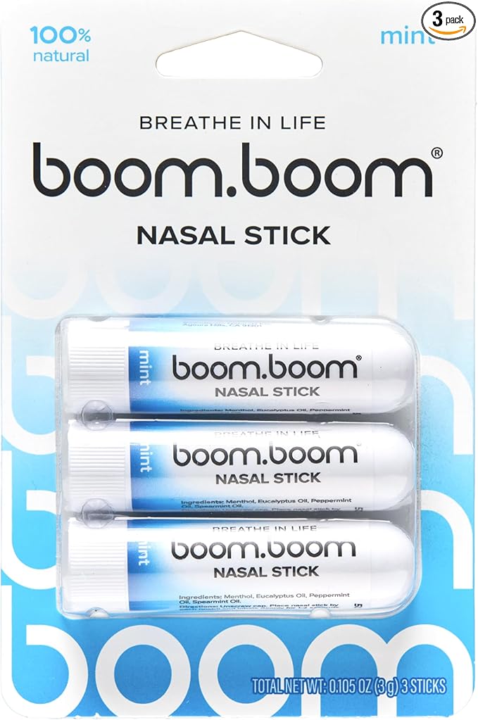 BoomBoom Nasal Stick | Vapor Flow Technology | Cool Refreshing Sensation | by BoomBoom