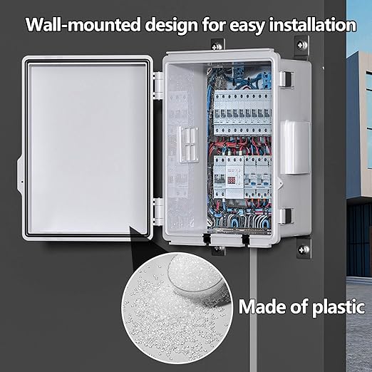 ABS Electrical Junction Box, Ventilated Design, Cable Grommets, IP65 Waterproof - Image 5