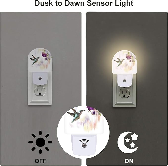 sndheke Hummingbird Flowers Night Light - Image 3