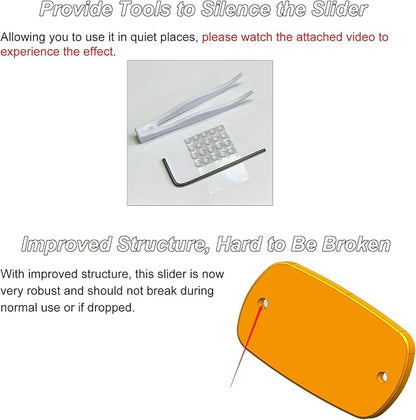 DjuiinoStar Silent Fidget Slider, Silky Smooth Operation, Big Lightweight - Image 4