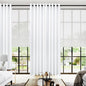 KOUFALL 96 Inch Curtains 2 Panel Set, Semi Blackout Extra Wide Living Room by KOUFALL