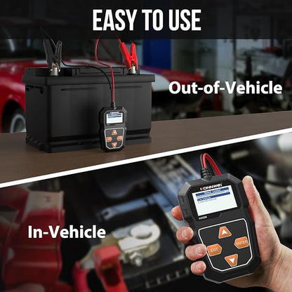 KONNWEI KW208 12V Car Battery Tester, Battery Load Tester Automotive 12V - Image 5