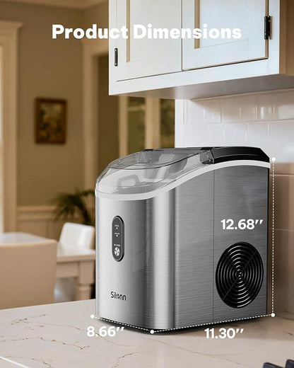 Silonn Nugget Ice Maker Countertop, Pellet Ice Machine - Image 7