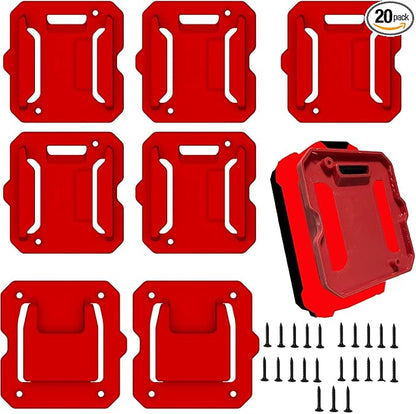 5 Pack Battery Holder for Craftsman 20V Battery Mounts Dock Hold-er and 2 Pack by SZWJT-LV