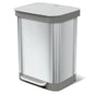 Glad Stainless Steel Step Trash Can, Series 2 by GladTrashFoodStorage