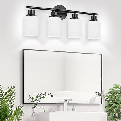 Guliaofo 4-Light Bathroom Light Fixtures, Modern Kitchen Light Fixtures Wall - Image 9