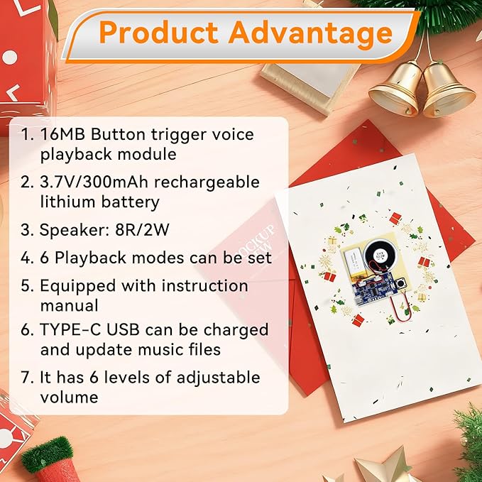 Sound Recorder Module DIY Music Voice Recording Module Chip - Image 6