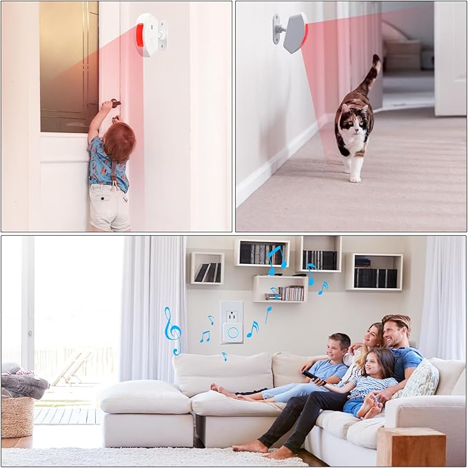 Wireless Motion Sensor Alarm Indoor: Motion Detector Alarm - Image 3