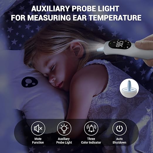 Thermometer for Adult and Kid, Ear and Forehead Thermometer - Image 5