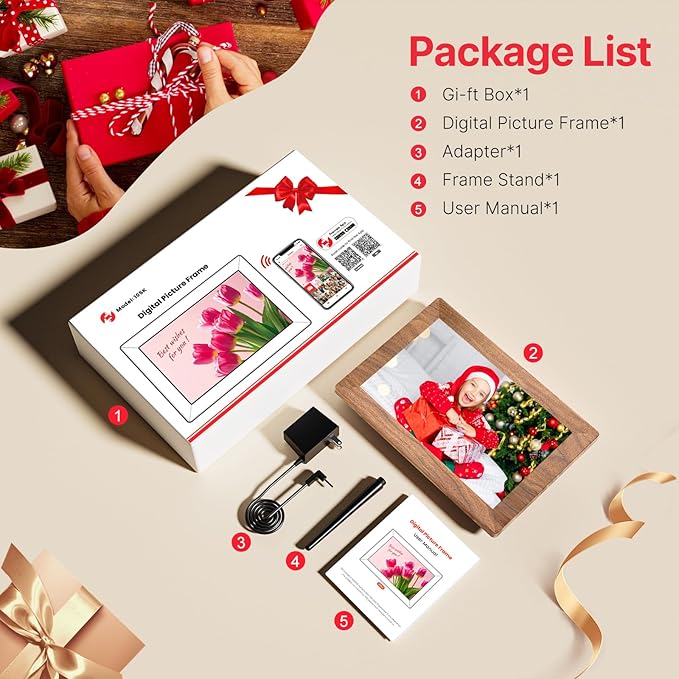Frameo 10.1" Digital Picture Frame, Smart WiFi Digital Photo Frame - Image 9