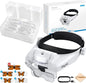 eSynic Type-C Rechargeable Magnifying Glasses Headset-Up to 14X Magnification by eSynic