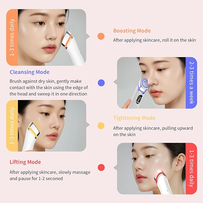 Face Lift Device – 8 in 1 Skin Tightening and Lifting, LED Light Therapy - Image 5