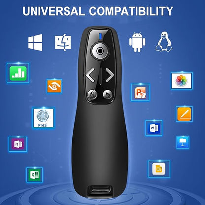 Air Mouse 2-in-1 USB Type C Presentation Clicker Wireless Presenter Remote - Image 4