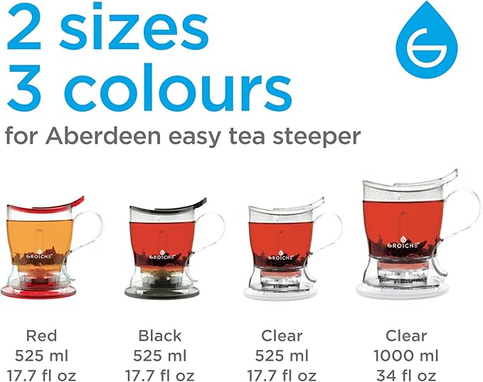 GROSCHE Aberdeen Tea Infuser Teapot & Smart Tea Maker - Image 9