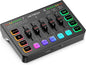IXTECH Gaming Audio Mixer 4 Channel Soundboard, Streaming RGB PC Audio Interface by I-XTECH