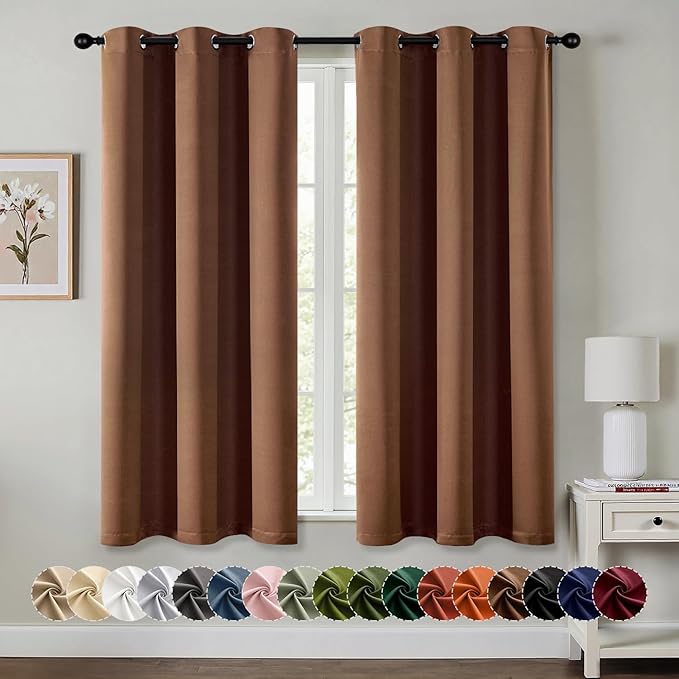 MIULEE Bedroom Blackout Curtains Thermal Insulated Room Darkening Drapes by MIULEE