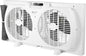 Comfort Zone Window Fan for Bedroom, 9 inch 3 Speed Dual Fans by ComfortZone