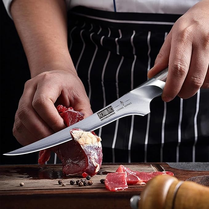 HOSHANHO Fillet Knife 7 Inch, Super Sharp Boning Knife in High Carbon Stainless - Image 6