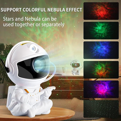 Astronaut Star Projector, Kids Night Light, Nebula Projector Light. Galaxy - Image 2