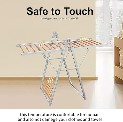SHARNDY Electric Heating Clothes Drying Rack, Foldable Clothes Drying Rack - Image 6