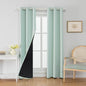 Anytime 100% Blackout Curtain 2 Panels Set, Thermal Insulated Window Drapes by Anytime