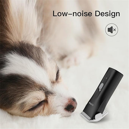 Prowerful Home Professional Dog Grooming Kit Clipper Low Noise USB Rechargeable - Image 6