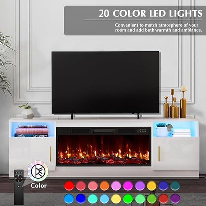 Lemberi Fireplace TV Stand - Image 5