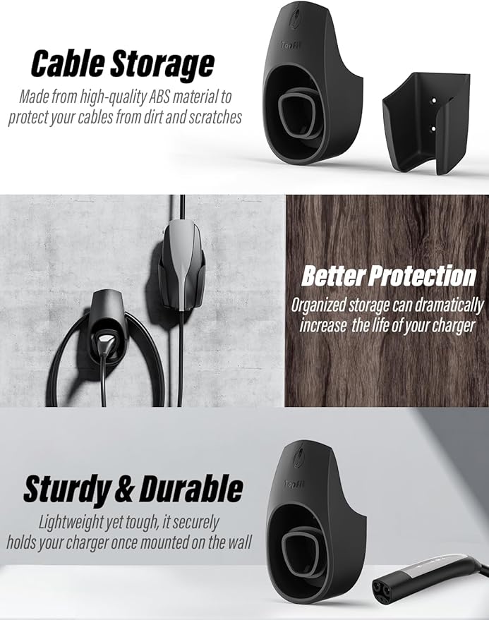 BMZX for Tesla Charger Holder Charging Cable Organizer - Image 2