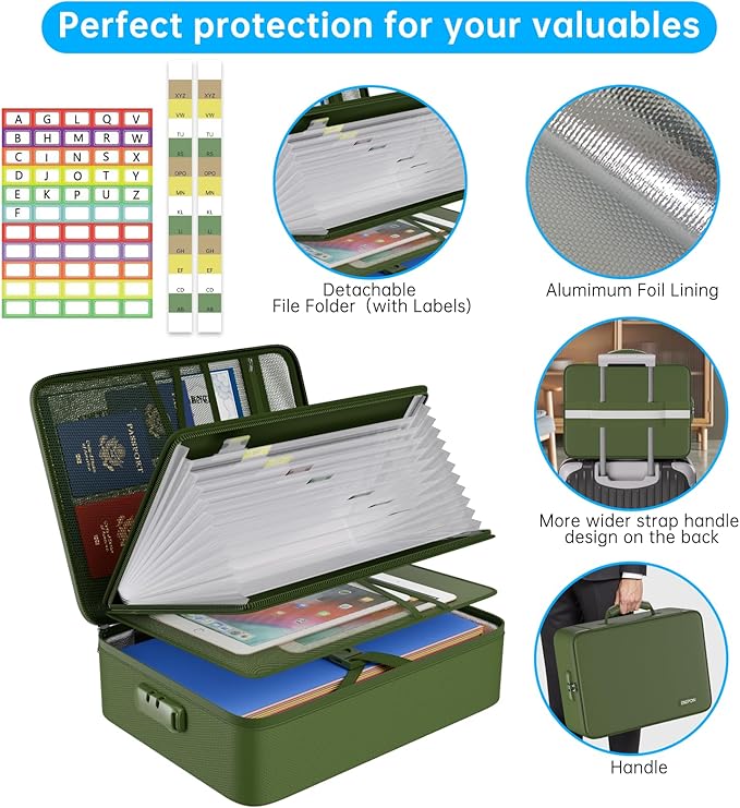 ENGPOW 5200℉ Fireproof File Organizer Bag - Image 6