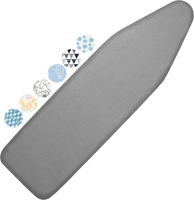 Ironing Board Cover and Pad, 15x54 Standard Size Thick Iron Padding, Scorch & by Dalykate