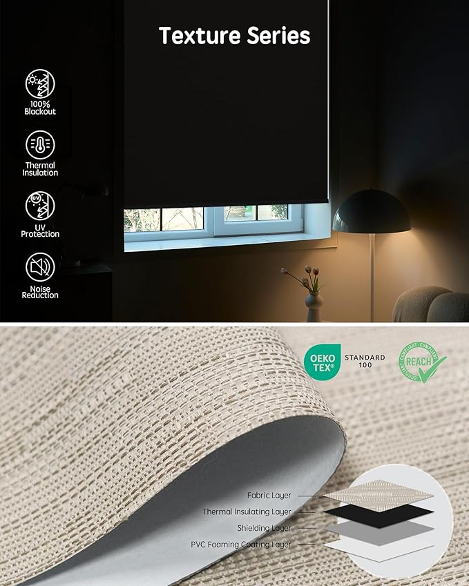 Yoolax Motorized Blinds with Remote, Smart Blinds - Image 6
