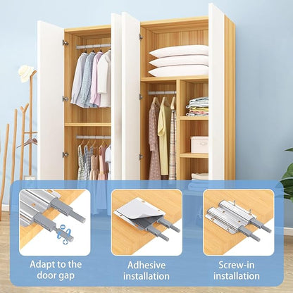 Jiayi Metal Cabinet Door Catches Heavy Duty 2 Pack Double Cabinet Push to Open - Image 9