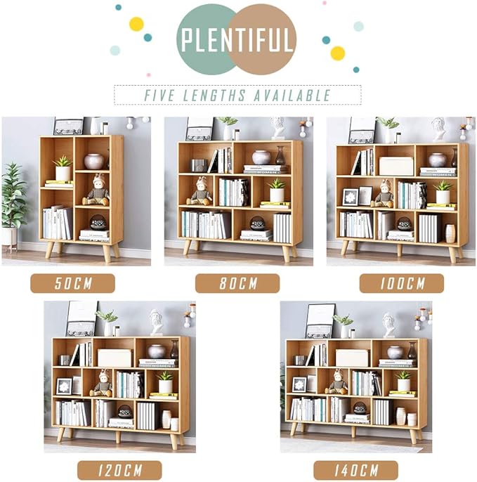 IOTXY Wooden Open Shelf Bookcase - Image 8