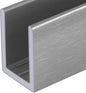 Brixwell SDCD38AB-CCP18 Brushed Anodized 3/8" Fixed Panel Shower Door Deep by Brixwell