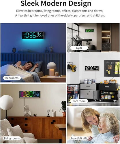 Digital Wall Clock, Large Display Digital Clock - Image 9