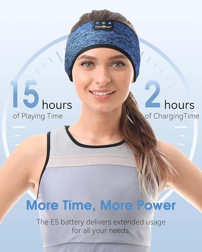 MUSICOZY Bluetooth 5.4 Headband Headphones - Image 4
