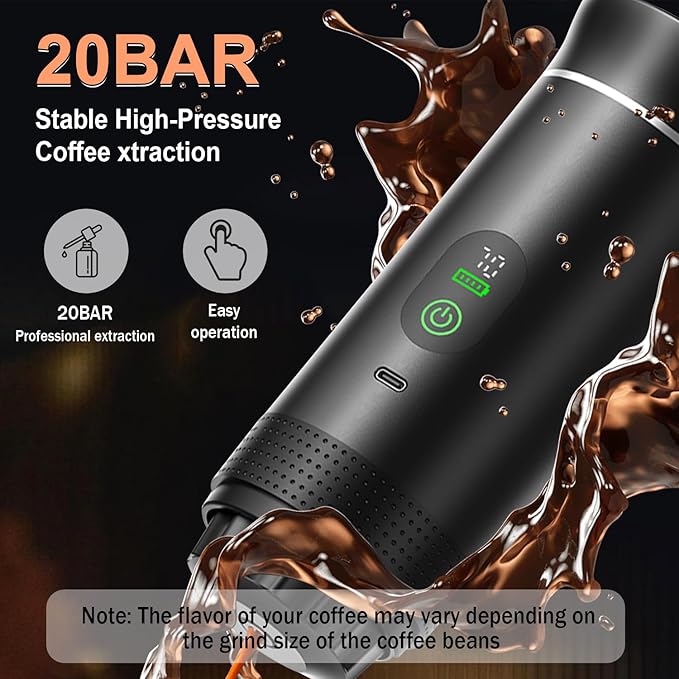 Portable Battery Espresso Coffee Maker - Image 3