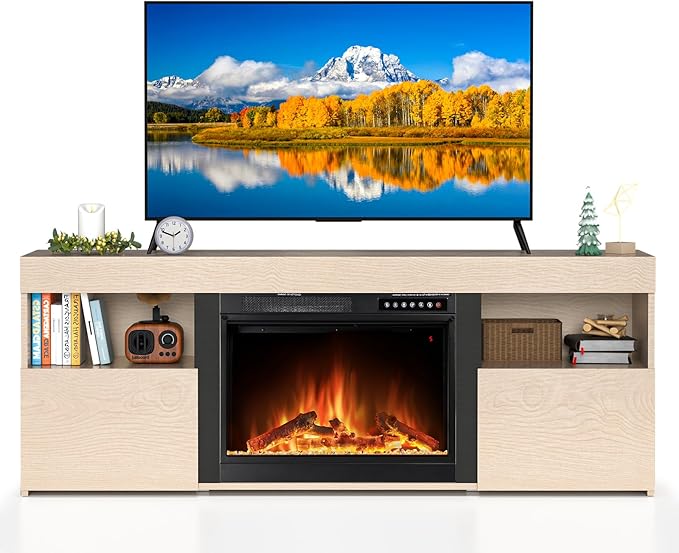 59" Electric Fireplace TV Stand by Electactic