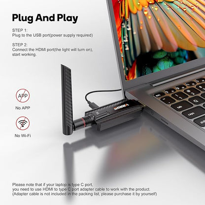 Vrriis Wireless HDMI Transmitter and Receiver, Plug and Play, 1080P Wireless - Image 5