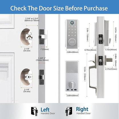UMIK UMIKSMART Fingerprint Smart Door Lock - Image 7