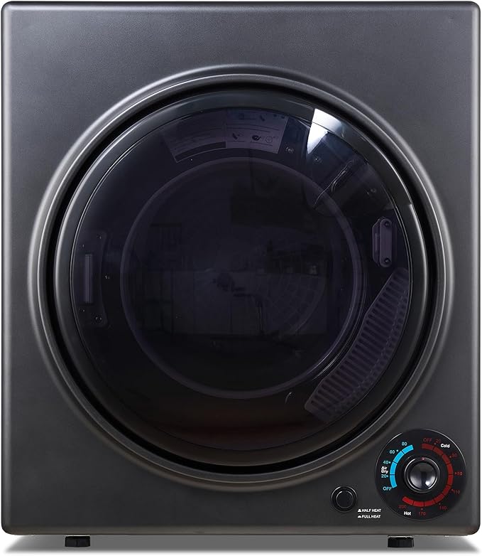 CTT Portable Clothes Dryer 3.5 cu.ft, 1500W Compact Dryer by CTT