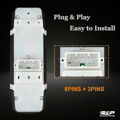 Master Power Window Switch Driver Side- 8Pins + 3Pins - Image 3