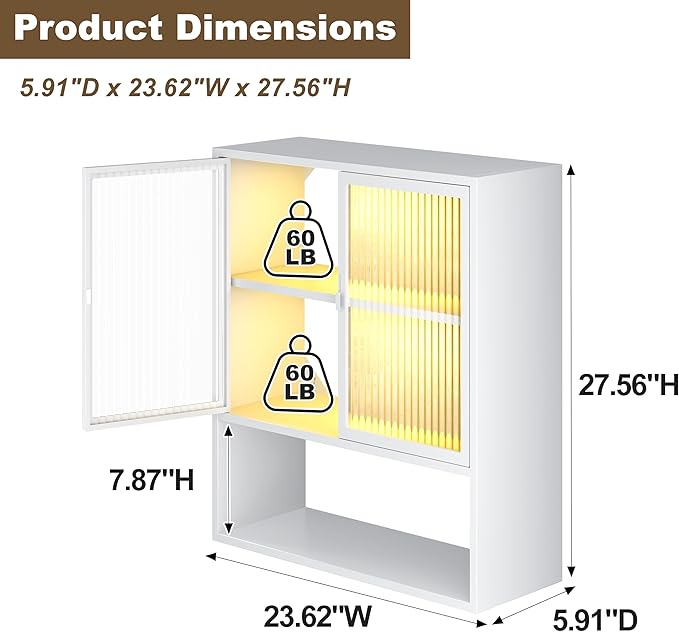 Wall Mounted Bathroom Cabinet - Image 2