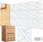 50 Pack Bulk Self-Adhesive Soundproof Wall Panels, 1.2lb/ft³ High Density by Staytunedforournewproduct