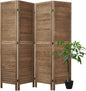 Room Dividers and Folding Privacy Screens, Wood Louvered Separators Divider Wall by Svimi