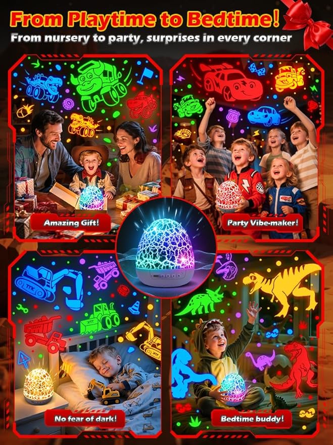 Beast Truck Dinosaur Toys Egg Night Light - Image 7