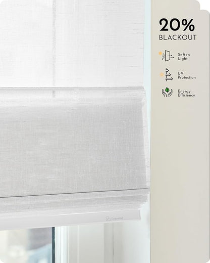 Graywind Smart Roman Shades 20% Blackout Compatible - Image 6