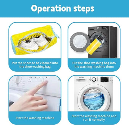 Shoe washing machine bag, Reusable Slaundry shoes bags - Image 4