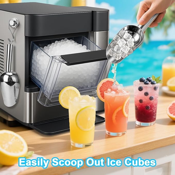 Stainless Steel Ice Scoop for Freezer - Image 3